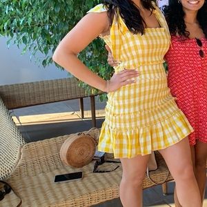 Right About You Gingham Smocked Dress